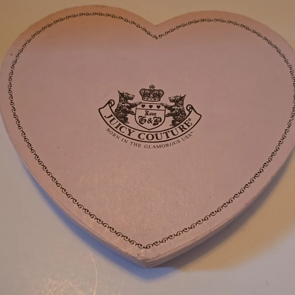 Juicy Couture Heart-Shaped Pink Tray